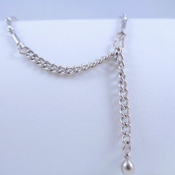 Coro Silver-tone Clear Rhinestone Necklace - Picture 4 of 10